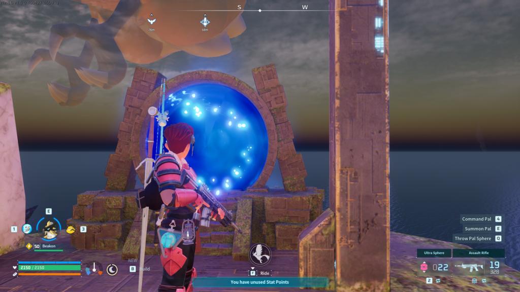Portal to Sunreach Island in Palworld