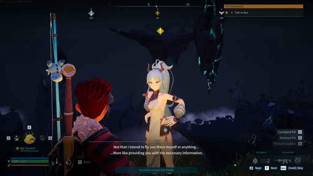Auri telling you about the World Tree