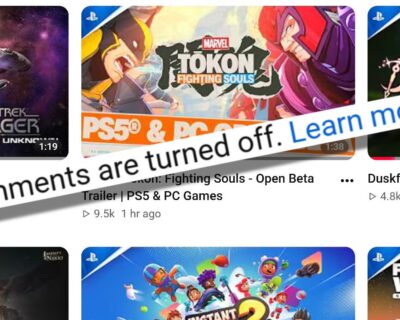 Claims Sony Has Disabled YouTube Comments Over Physical Disc Backlash Are Not True