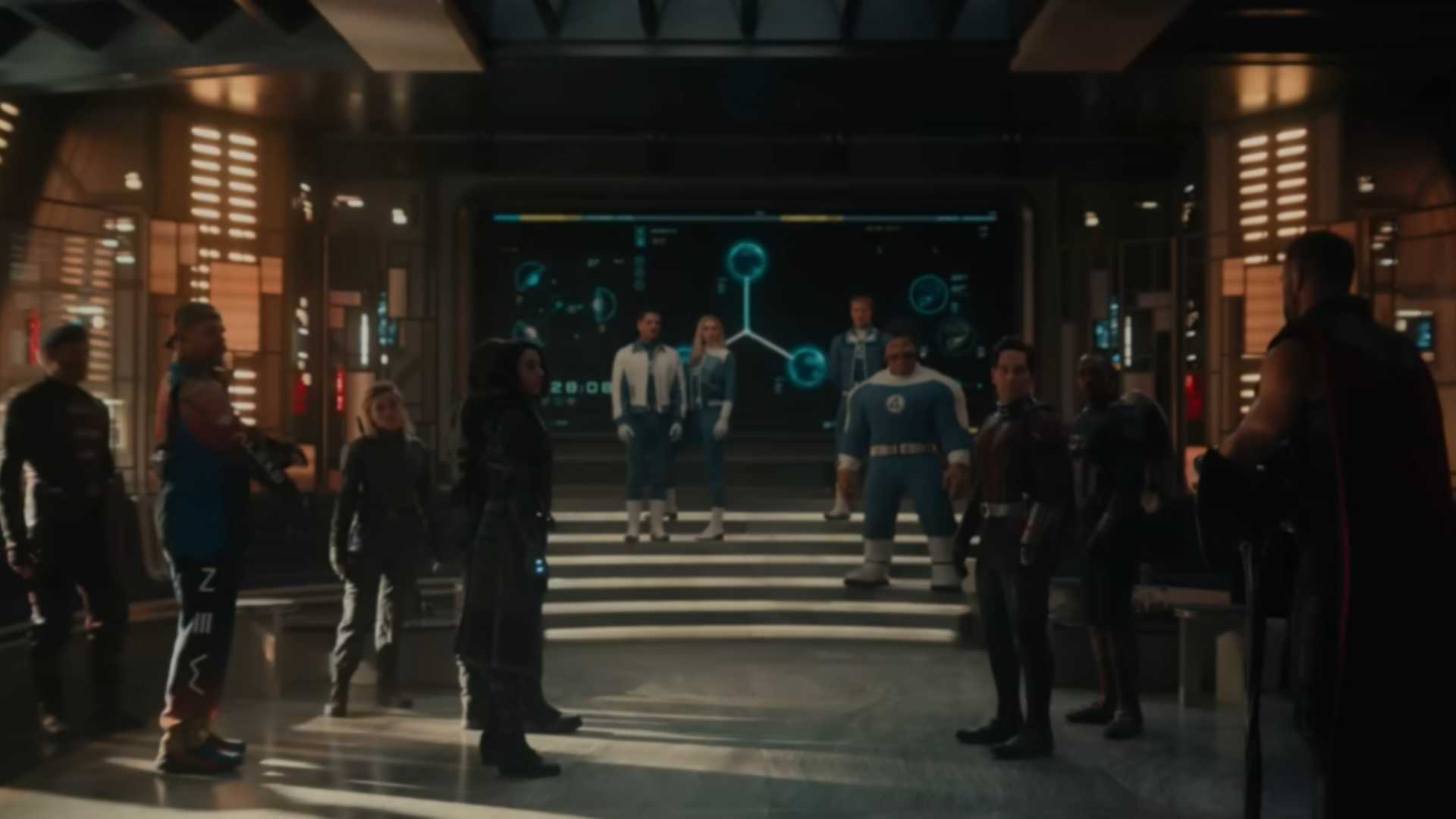 Avengers: Doomsday trailer shot of all the Avengers