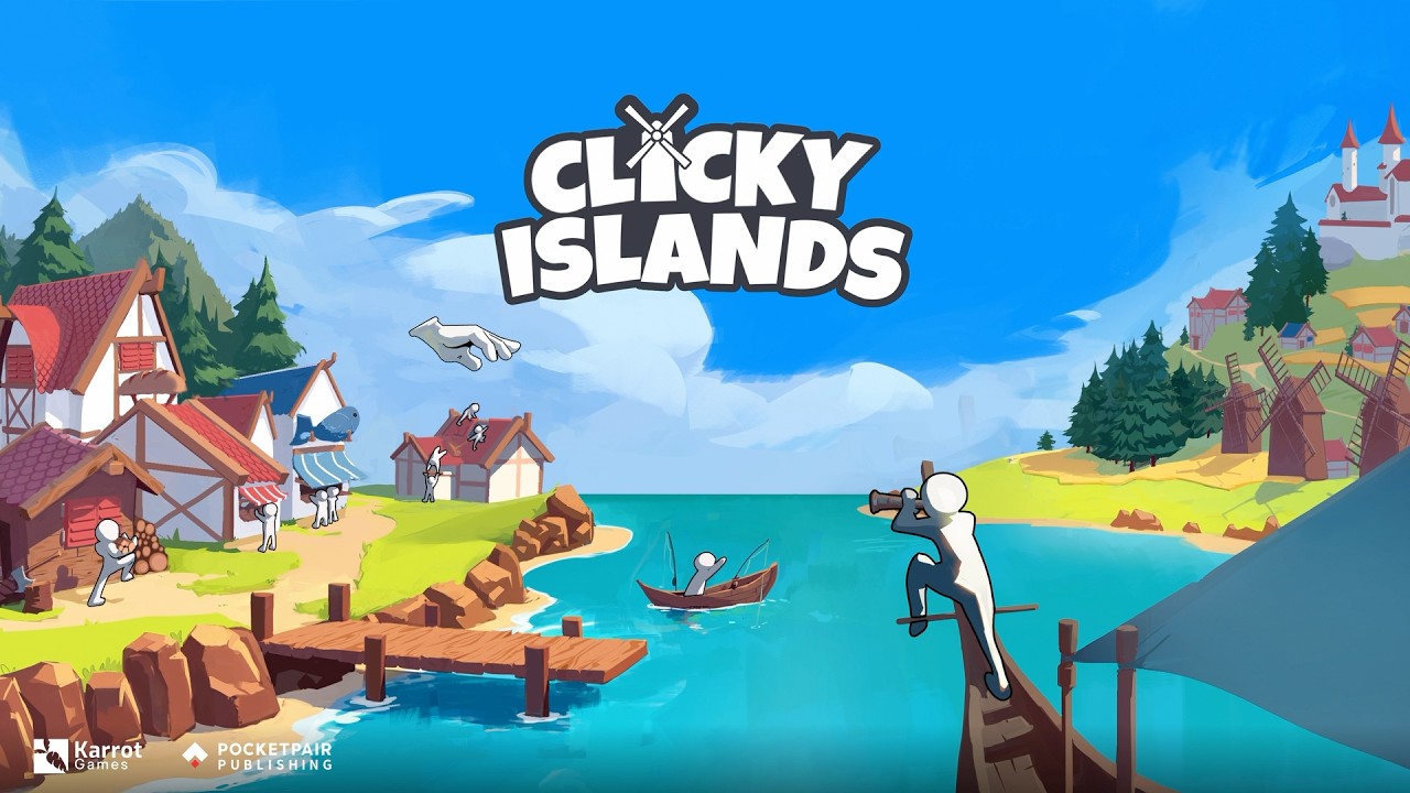 Clicky Islands - Announce Trailer - Pocketpair Publishing - YouTube