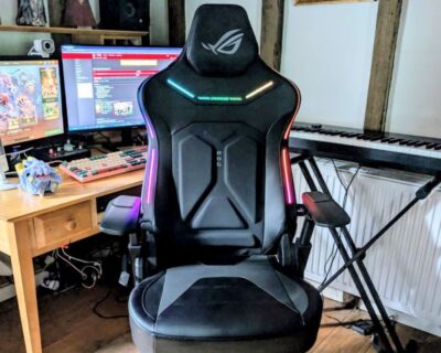 This gaming chair has RGB lighting and while it didn’t make me better at WoW, it did cure my back pain