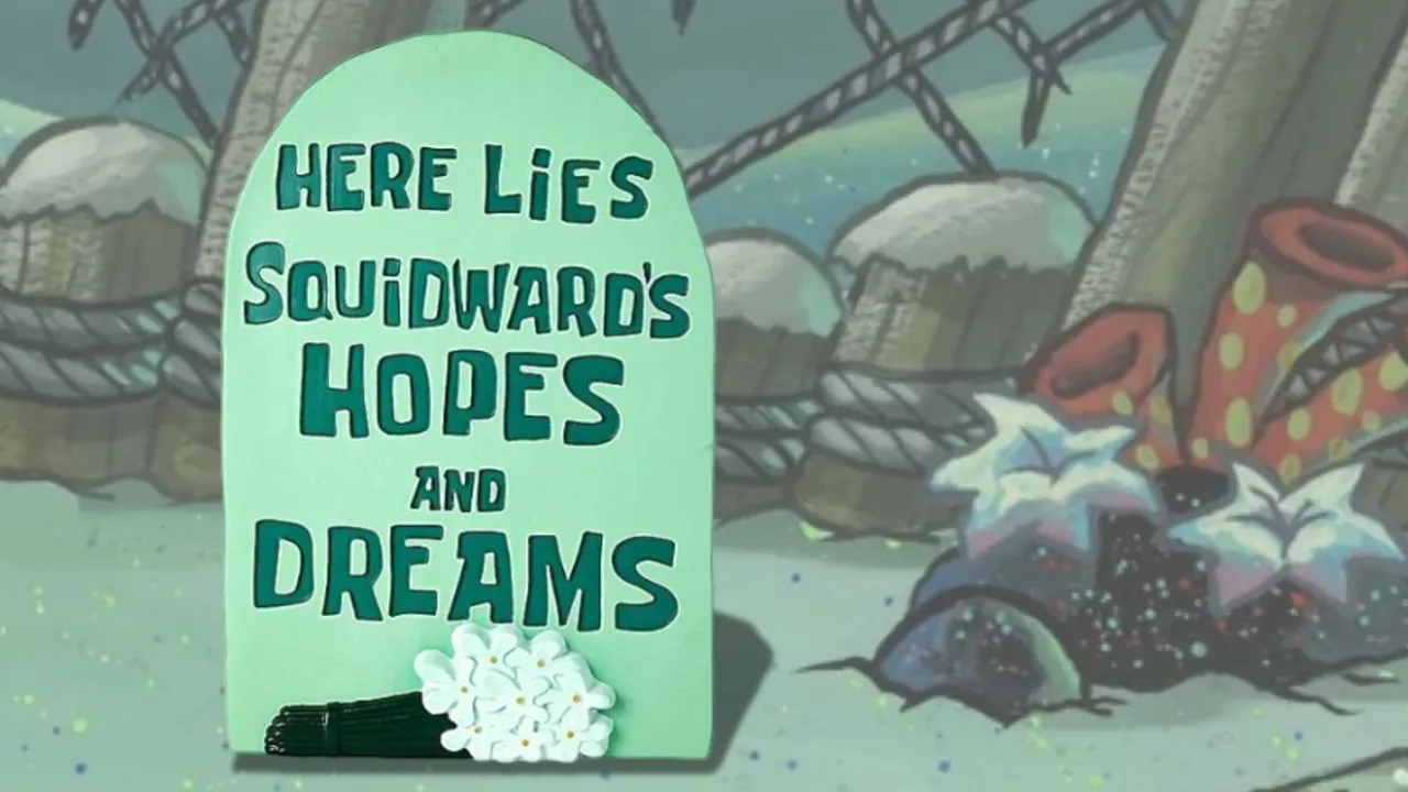 Spirit Halloween Is Bringing Squidward’s Hopes and Dreams Gravestone to Life in Its New 2026 Collection