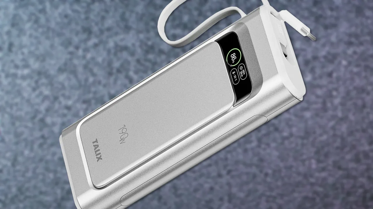 Save 50% Off the Airline-Friendly Talix 10,000mAh 100W Power Bank, Now Just $18
