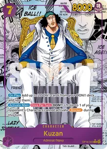 Kuzan Manga Rare - The Time of Battle