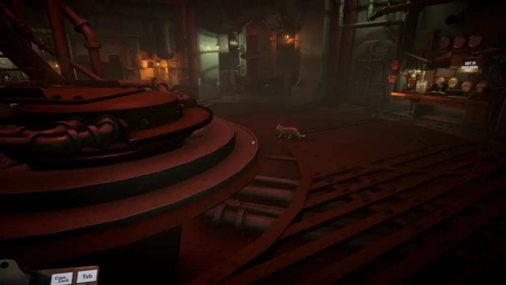 Cat roaming in the Iron Nest