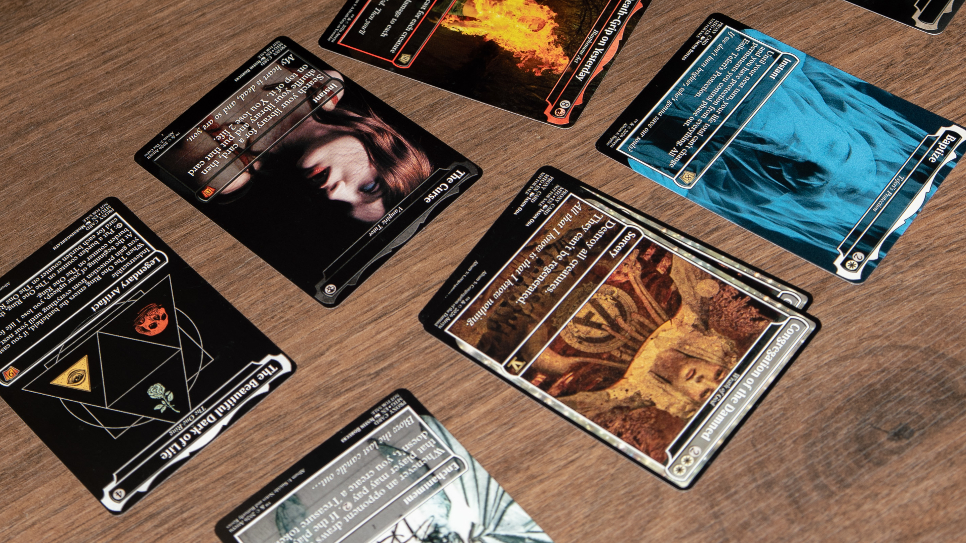 Porter&rsquo ,s custom-made Atreyu MTG cards