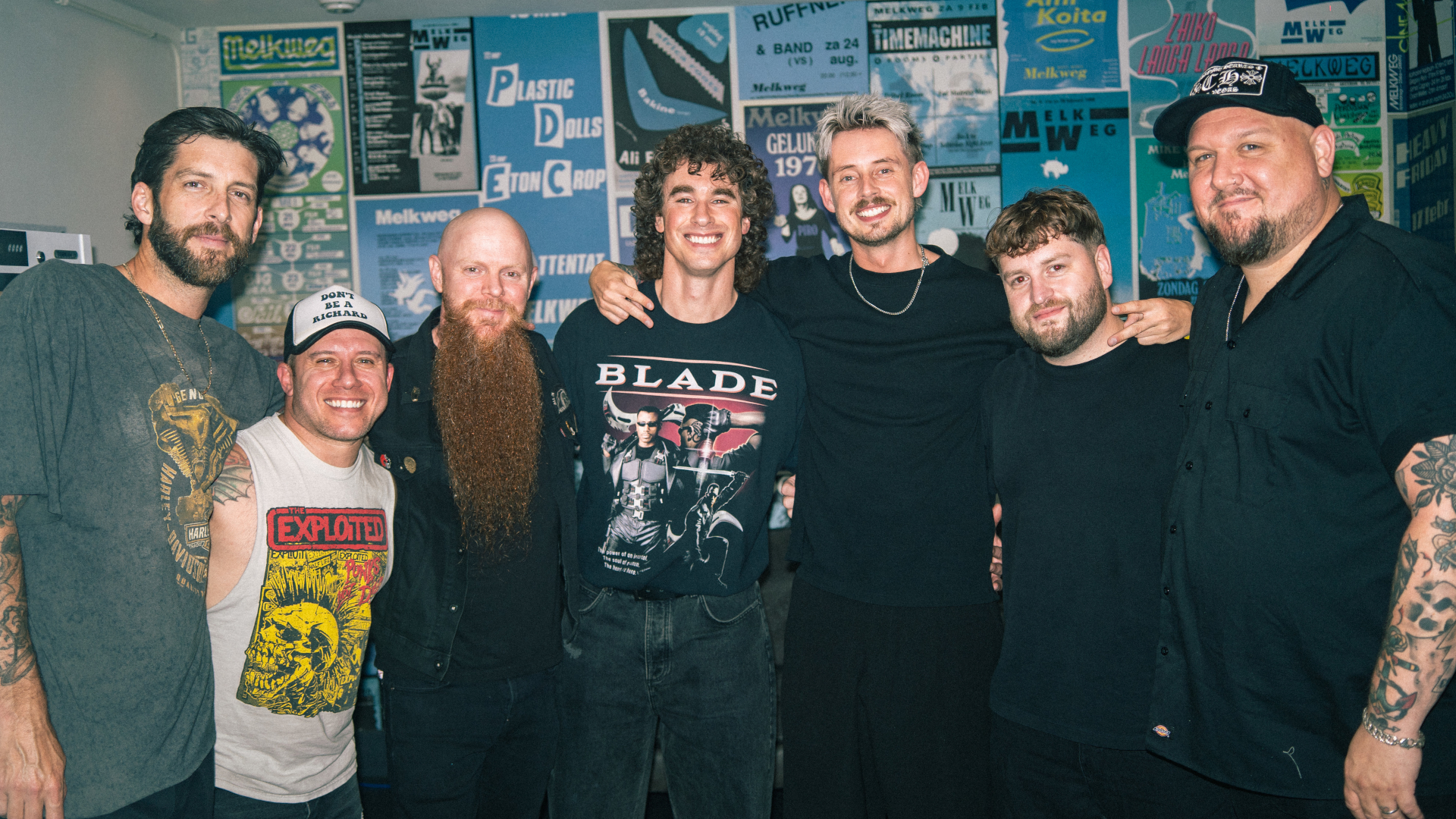 Atreyu and members of Don Broco and The Ghost Inside at Atreyu&rsquo ,s Magic Con gig