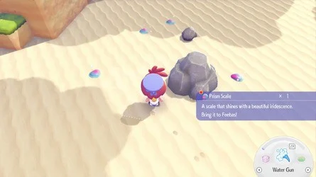 Pokémon Pokopia Fetching Scales for Feebas Event