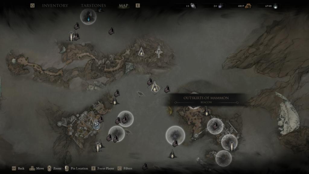 Outskirts of Mammon beacon in Mortal Shell 2