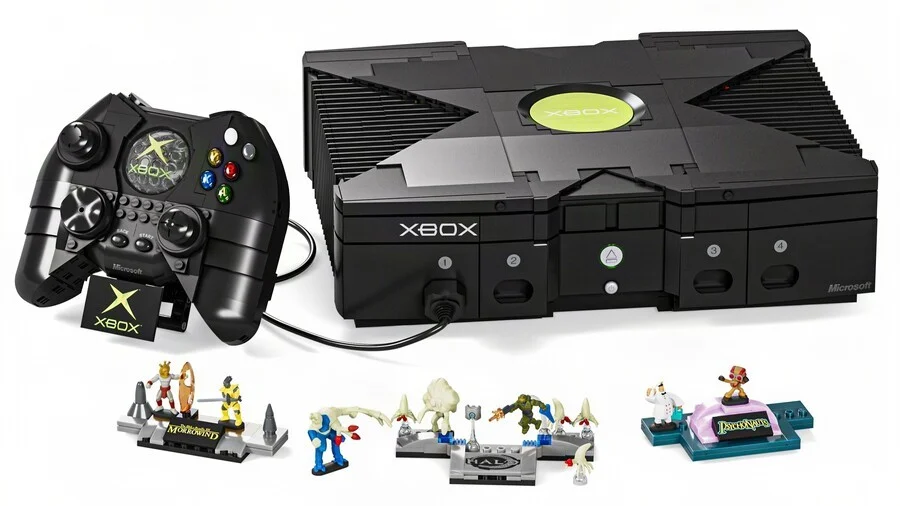 Mattel Brick Shop Unveils Lifesize Original Xbox With 3,509 Pieces & Five Key Features 2