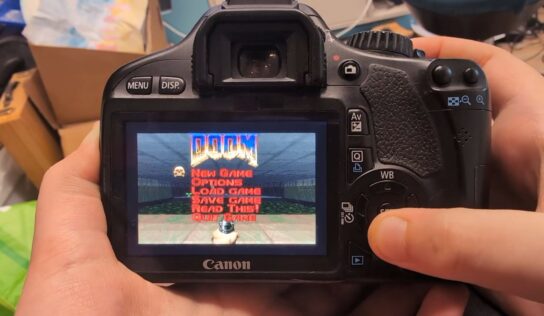 Screw the wedding photos, I’m playing Doom on a DSLR camera like the good lord intended