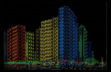 Lone game dev builds an explorable cyberpunk city almost entirely out of ASCII characters