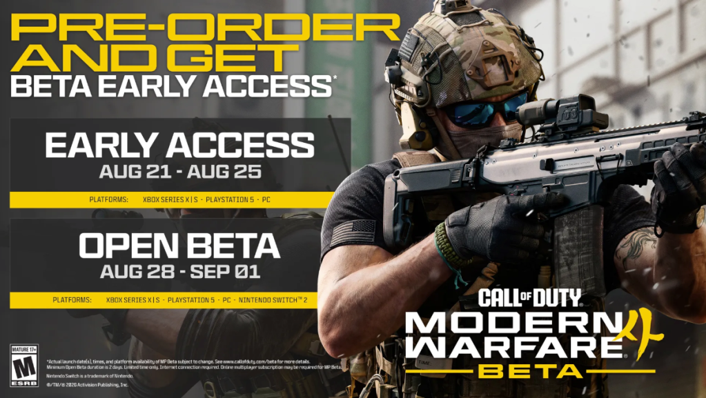 Call Of Duty: Modern Warfare 4 Beta: Dates, Content, And How To Get In
