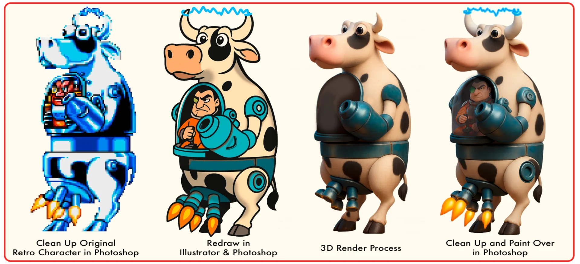 The Bovine Bomber Art Process Aug 2026 V2 Sfw 2048x934