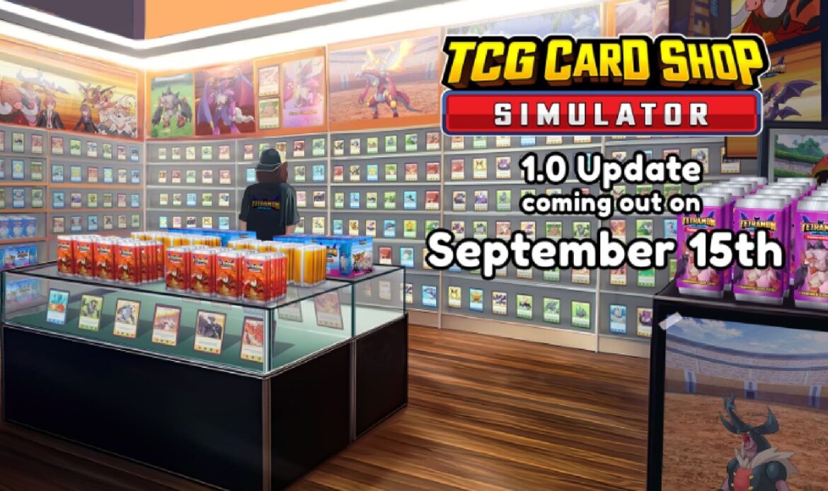 TCG Card Shop Simulator launches September 15 for PS5, Xbox Series, Switch 2, Xbox One, Switch, and PC