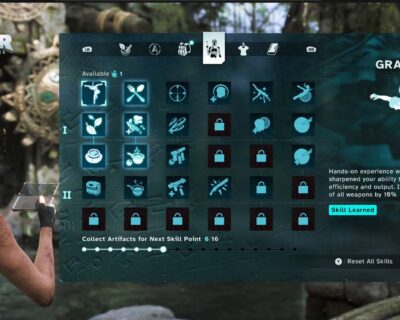 Tomb Raider Remake Adding Skill Trees And Crafting
