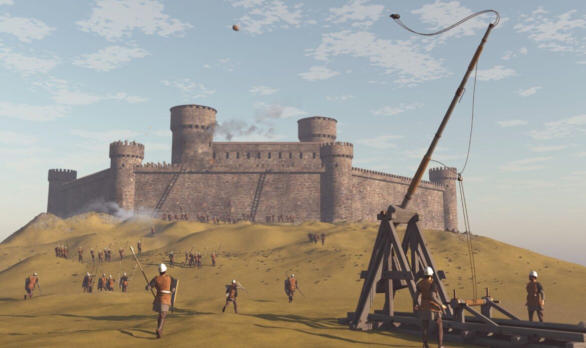 Shoutout to this particular skeleton, who researchers believe is the first confirmed case of being totally obliterated by a trebuchet