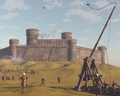 Shoutout to this particular skeleton, who researchers believe is the first confirmed case of being totally obliterated by a trebuchet