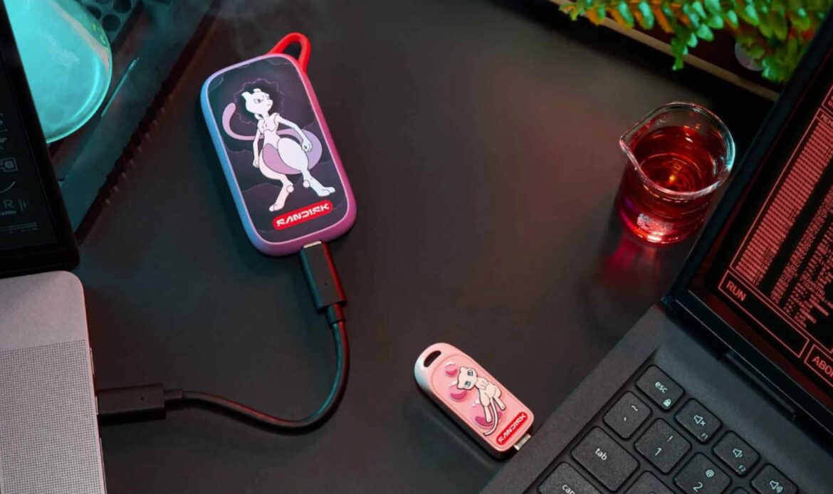 SanDisk is celebrating 30 years of Pokemon with Mew and Mewtwo edition drives, and gaming storage has never looked cuter