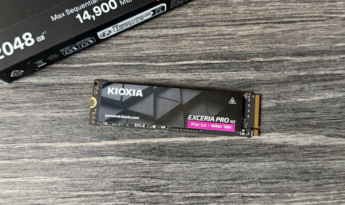 Kioxia Exceria Pro G2 NVMe SSD review