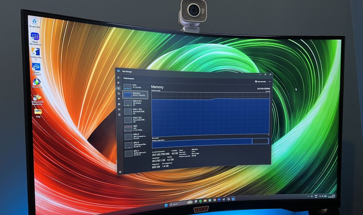 Funny that, Microsoft no longer recommends 32GB RAM for gaming laptops