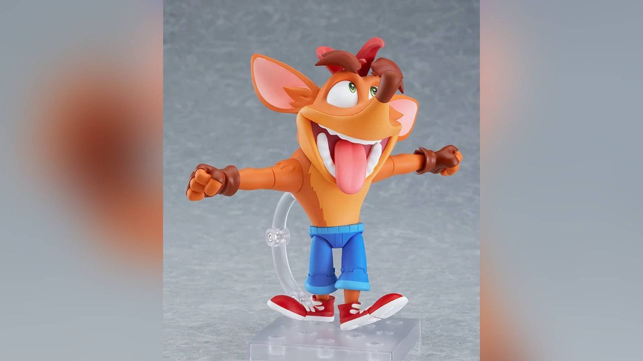 Image of the Crash Bandicoot Nendoroid by Good Smile Company.