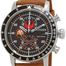 Citizen Rebel Pilot Eco-Drive Chronograph Black Dial Men's Watch