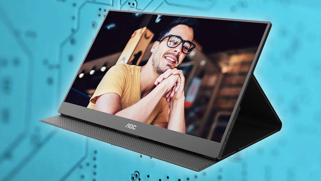 The AOC 16″ 1080p Portable USB Monitor For Laptop, Switch, or Gaming Handheld Drops to $49.99