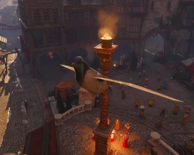The Witcher 3 Fans Relieved to Find Low-Polygon Pigeons Have Survived the Remaster Process