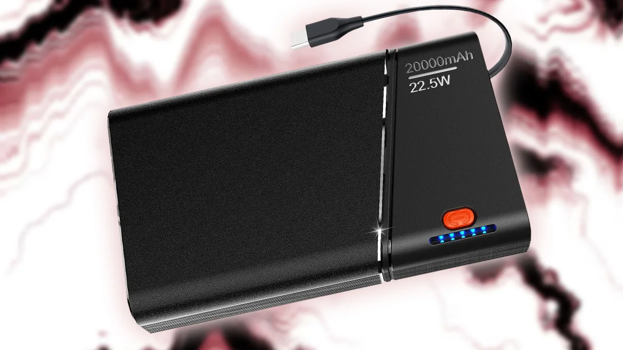 Get a 20,000mAh Power Bank That Quadruples Your Total Nintendo Switch 2 Playtime for $14