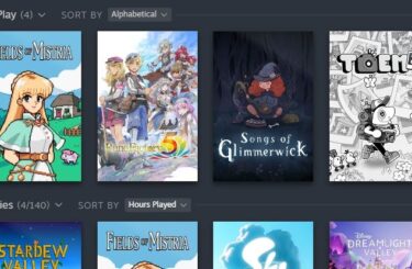 I made a ‘to play’ shelf for myself on Steam